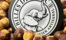 Capot billes de choc noisettes